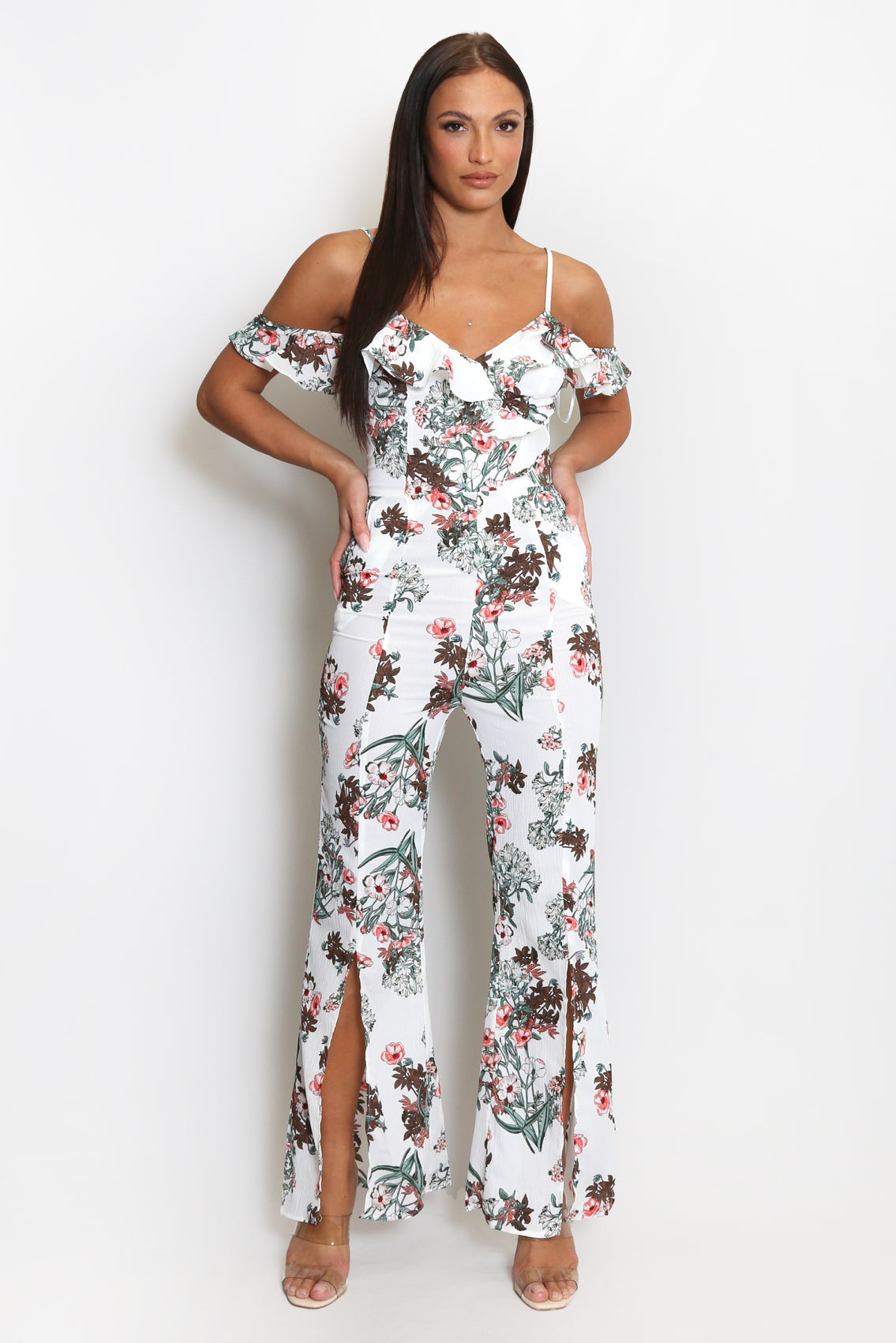 AUSHA FLORAL JUMPSUIT