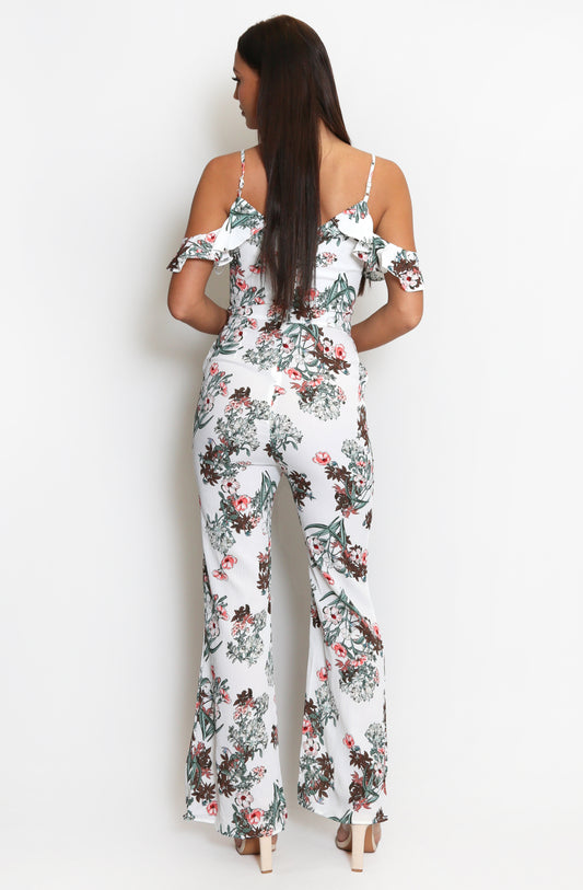 AUSHA FLORAL JUMPSUIT
