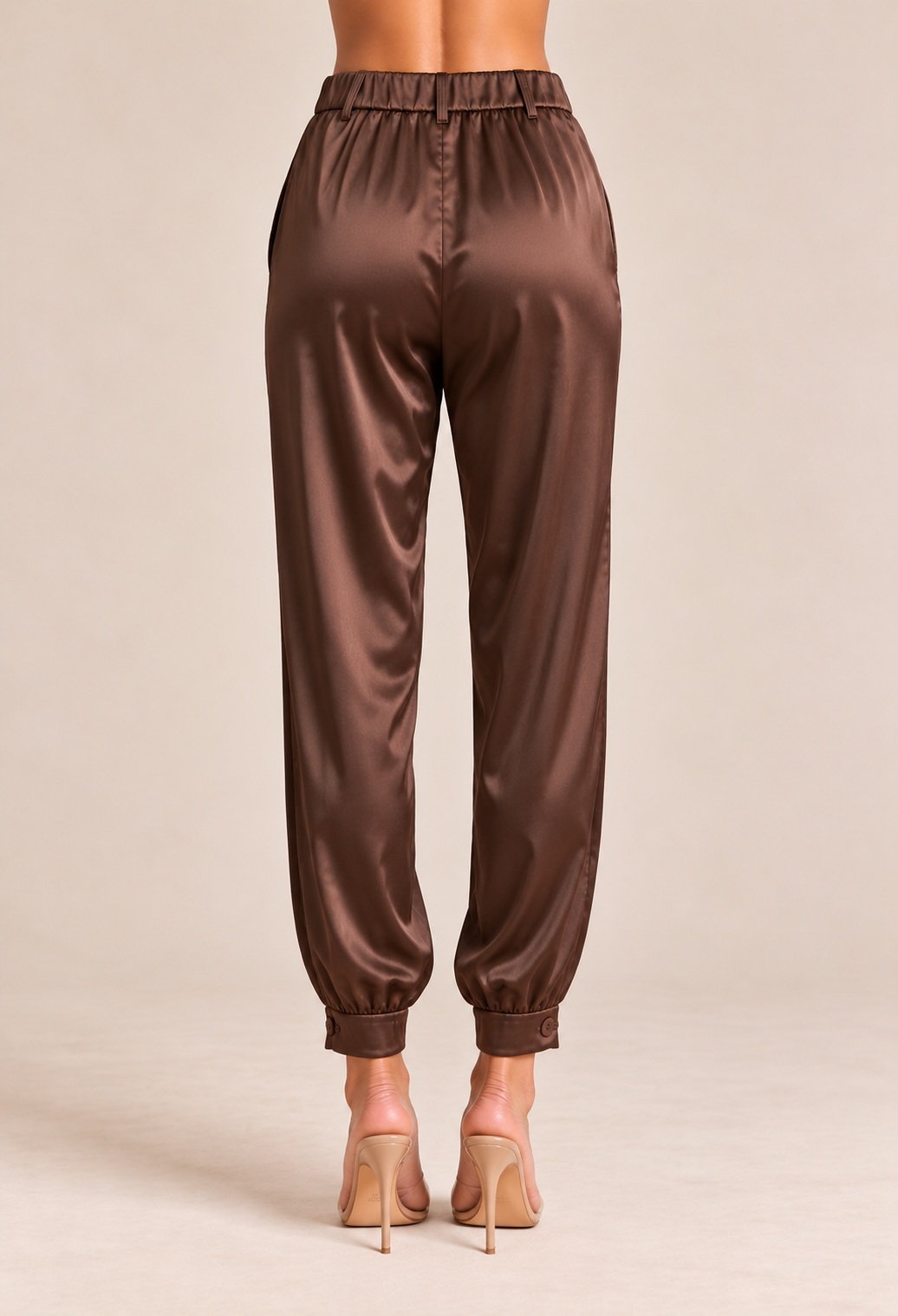 CHANDRA SATIN TROUSERS