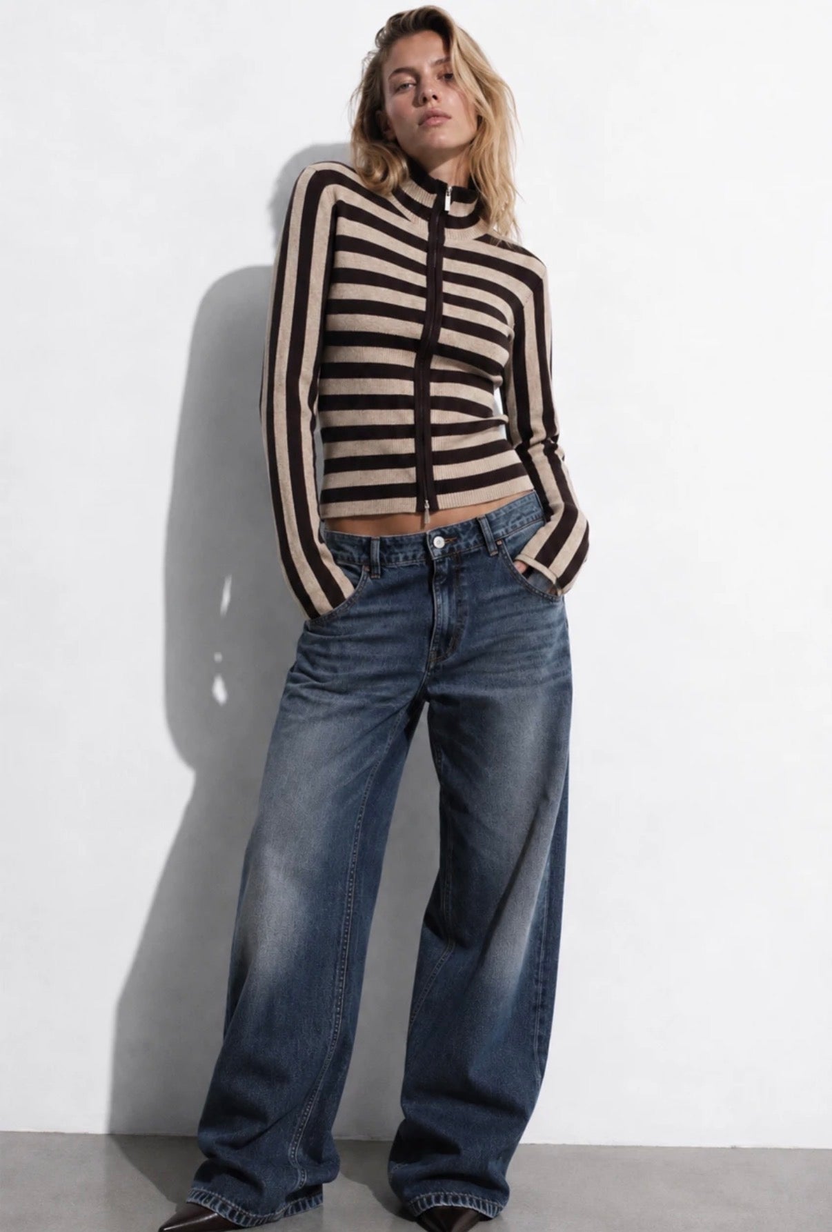 HARLOW STRIPED CARDIGAN