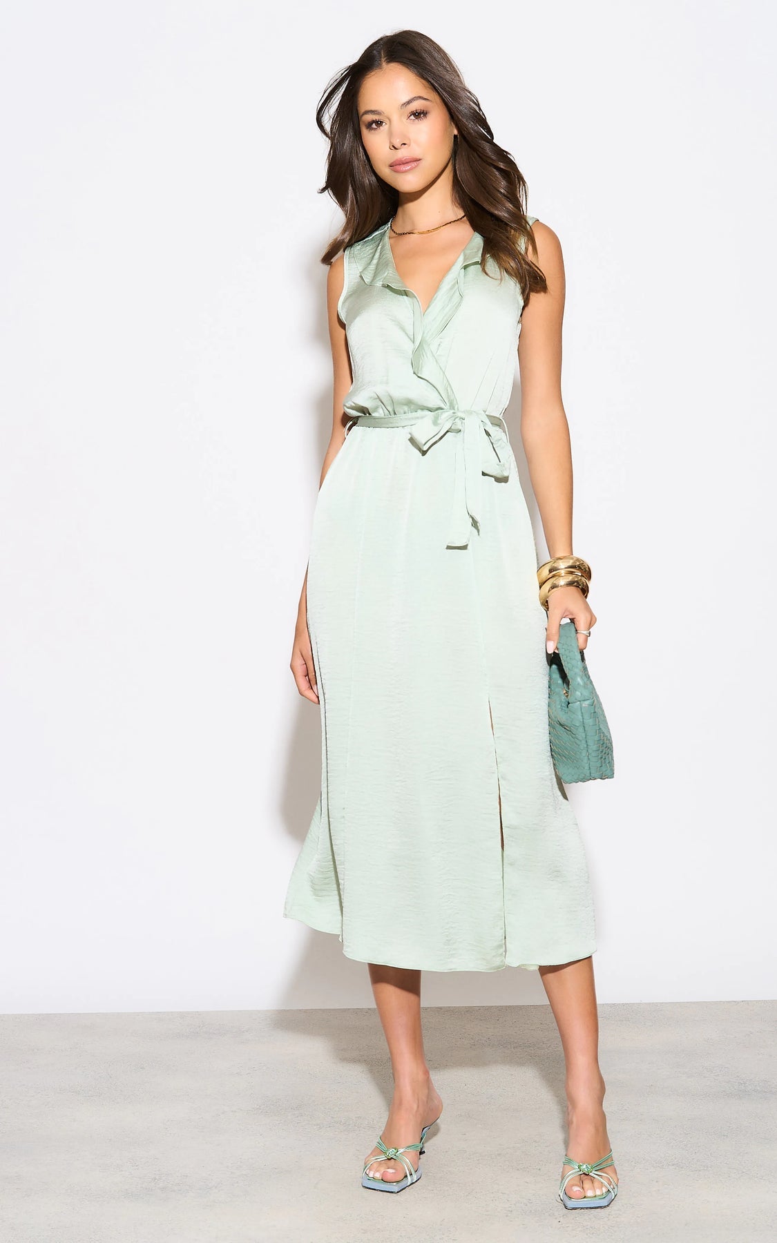 SOLANGE WRAP DRESS