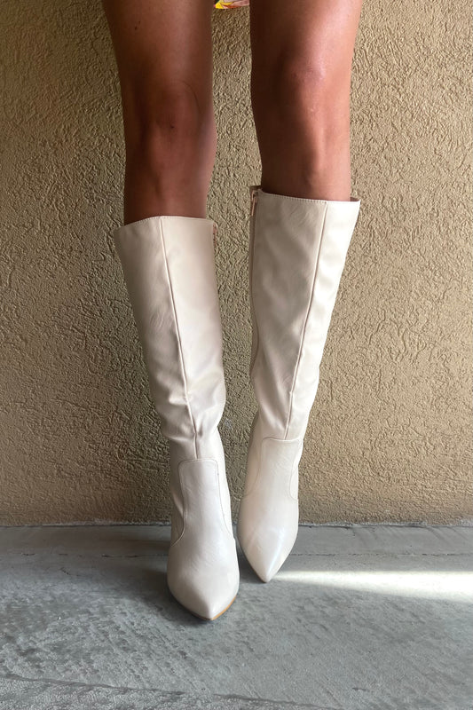 Viola Boots- Cream
