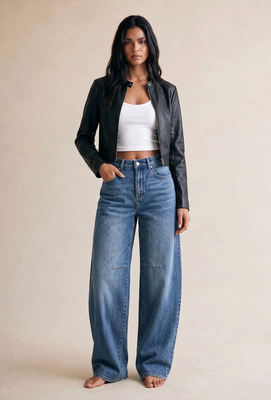VENICE BARREL JEANS