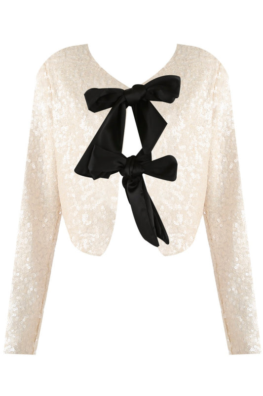 AYDA SEQUIN BLOUSE