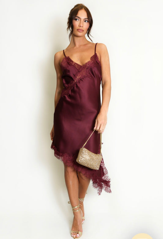 FIORA SATIN DRESS