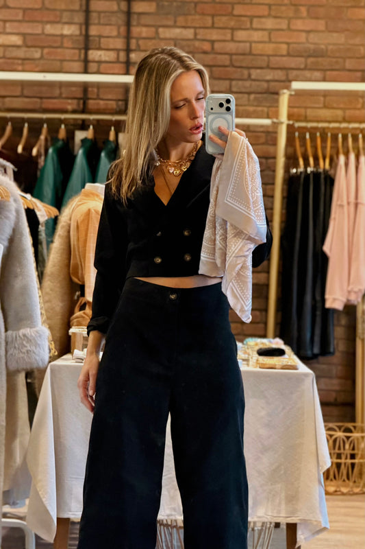 MIRABELLE CROPPED BLAZER