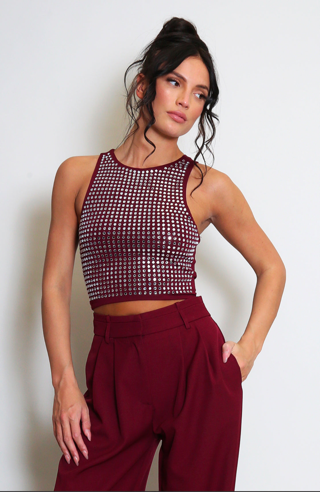 WALKER STUDDED CROP