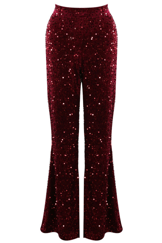 CELESTE SEQUIN TROUSERS