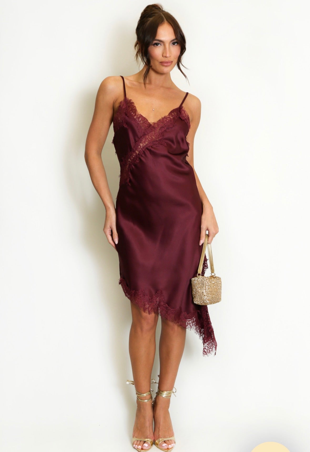 FIORA SATIN DRESS