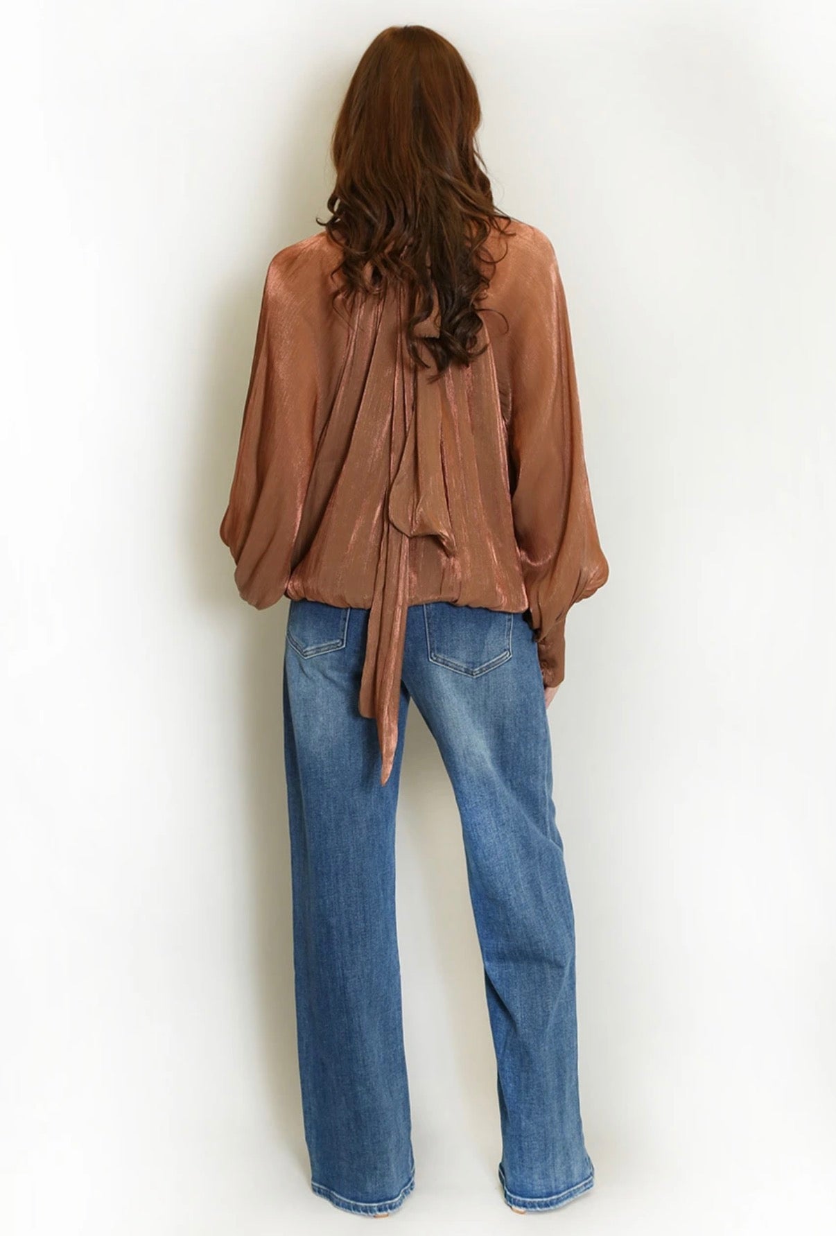 SAHARA METALLIC BLOUSE