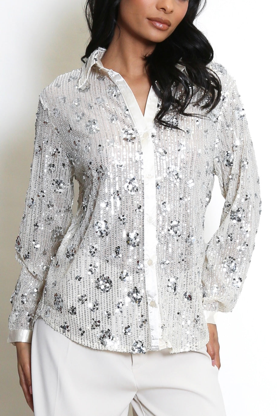 CAMILLE CHIFTON BLOUSE