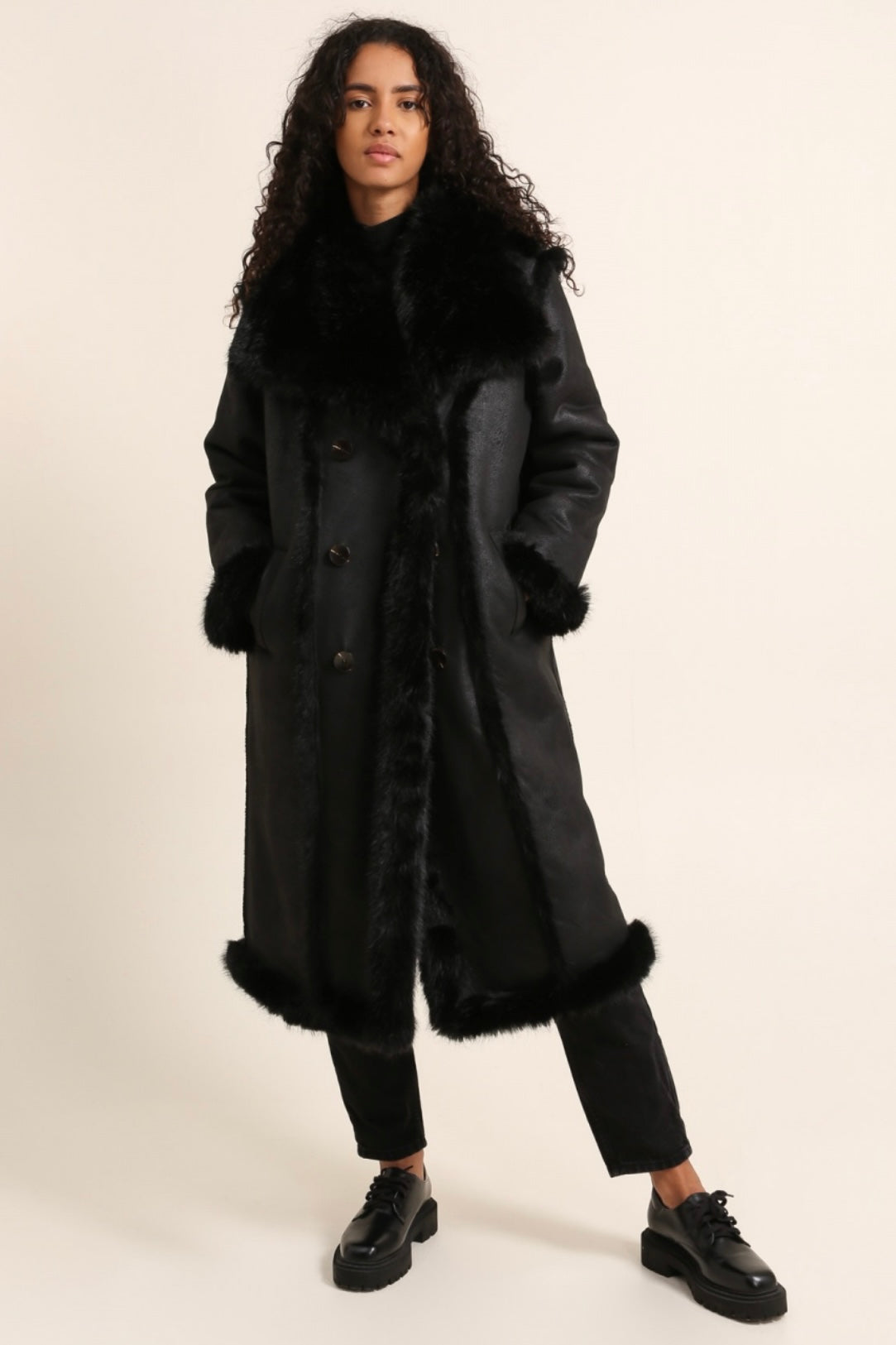 PIPER SHEARLING COAT