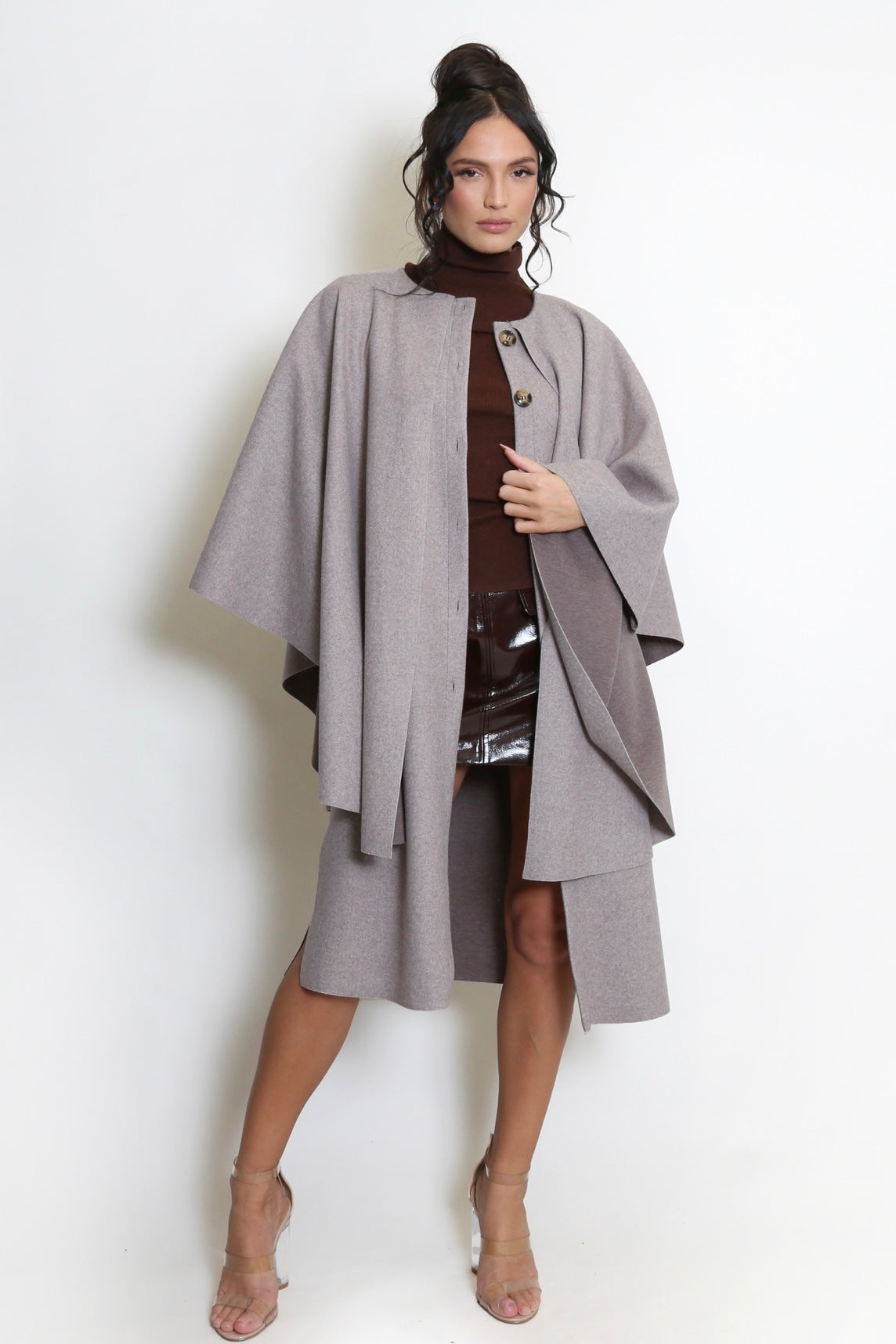 VIOLA CAPE COAT