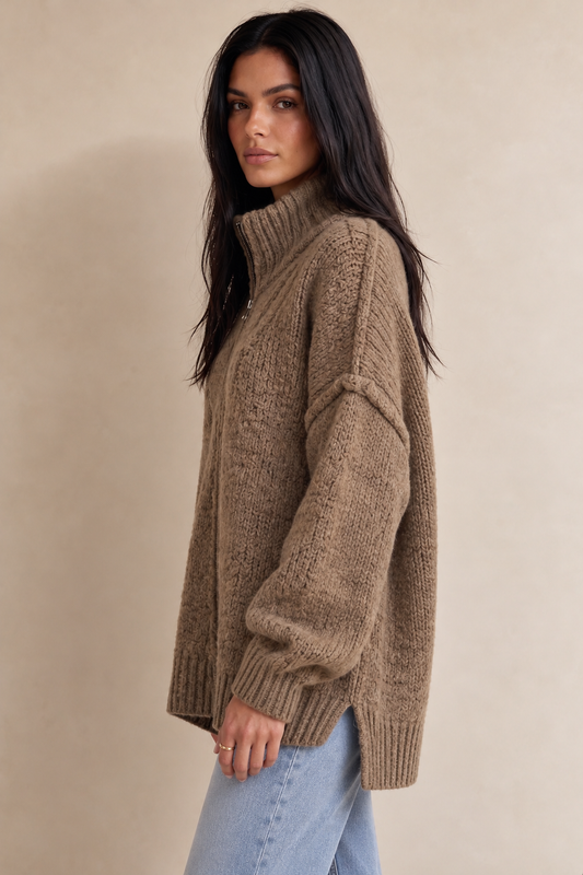 WARRIN OVERSIZED CARDIGAN