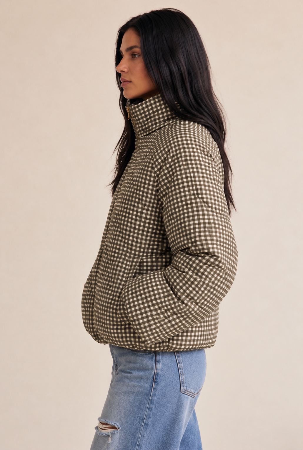MERINDAH GINGHAM JACKET