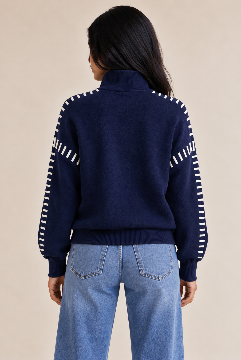 POPPI HALF-ZIP SWEATER