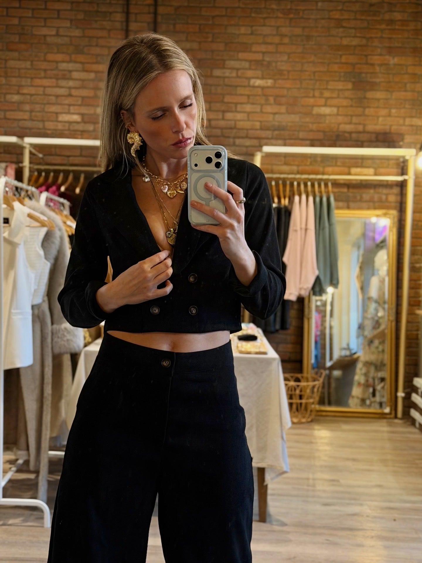 MIRABELLE CROPPED BLAZER