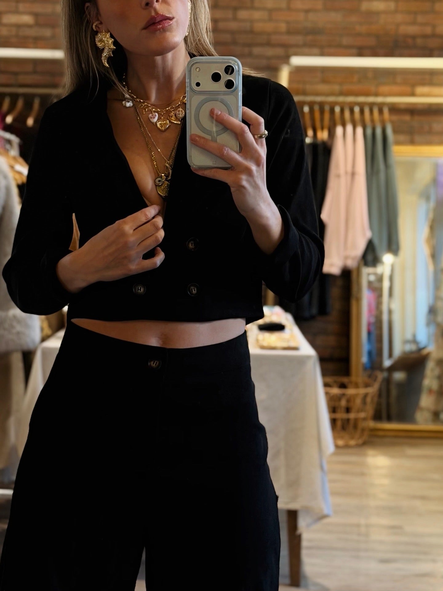 MIRABELLE CROPPED BLAZER