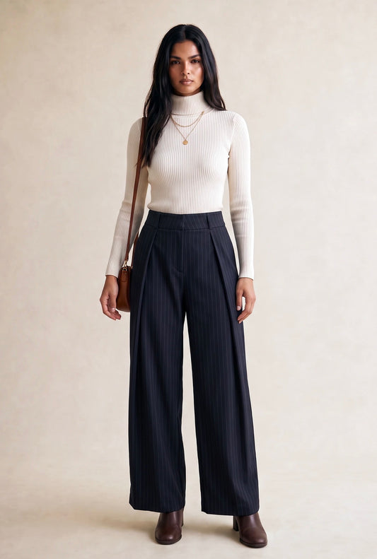 ASTORIA PINSTRIPE TROUSERS