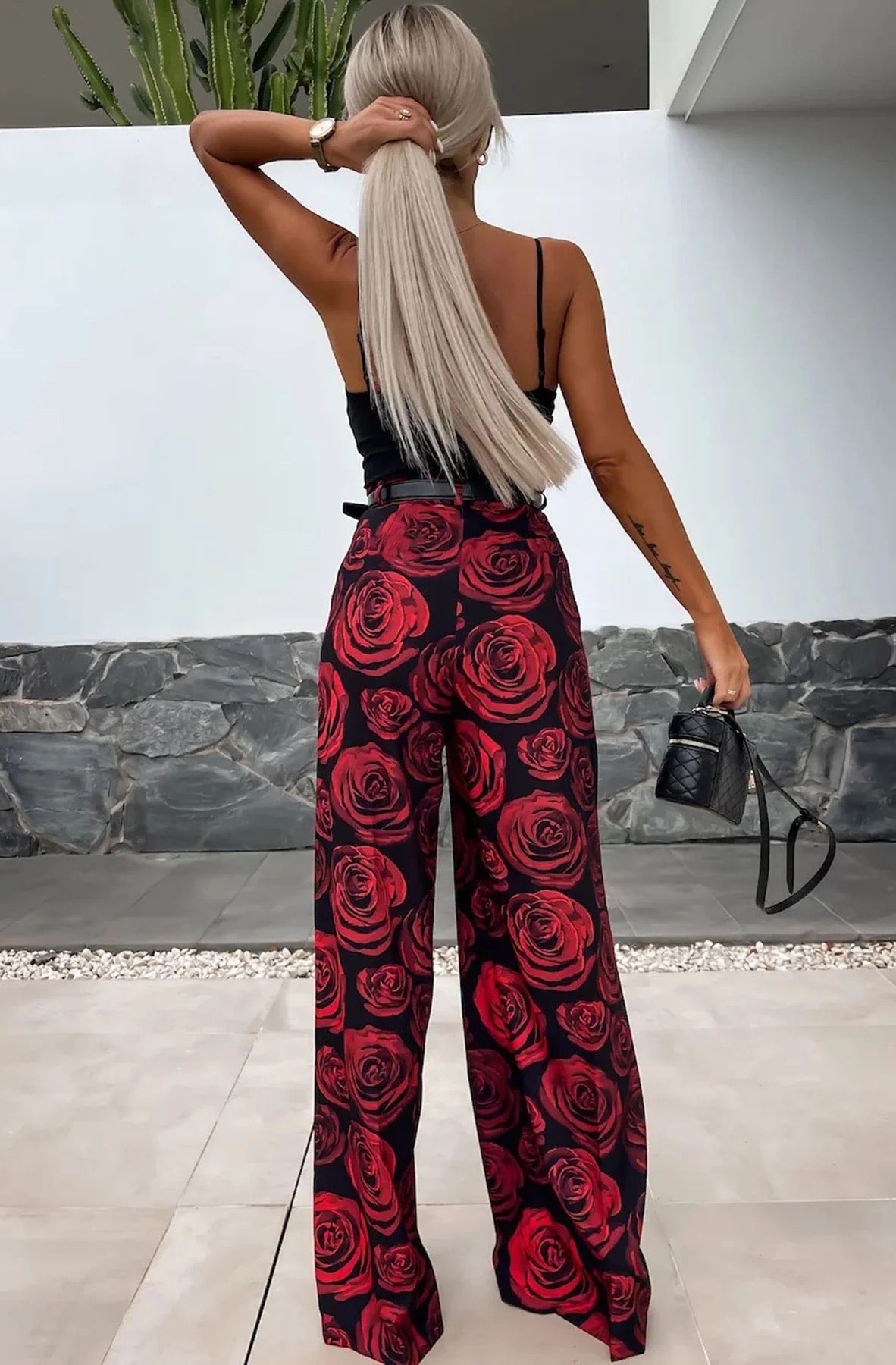 KYM TROUSER - FLORAL