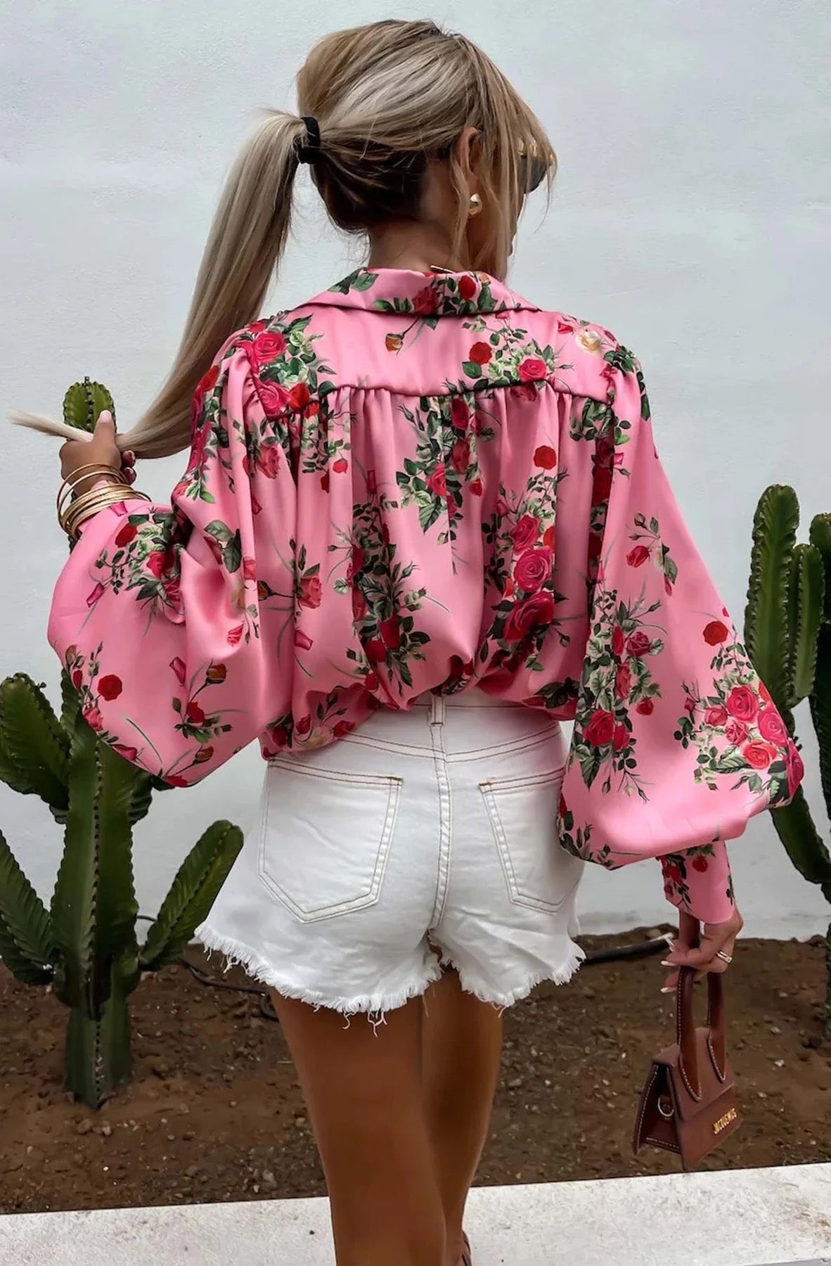 ALANIA FLORAL BLOUSE