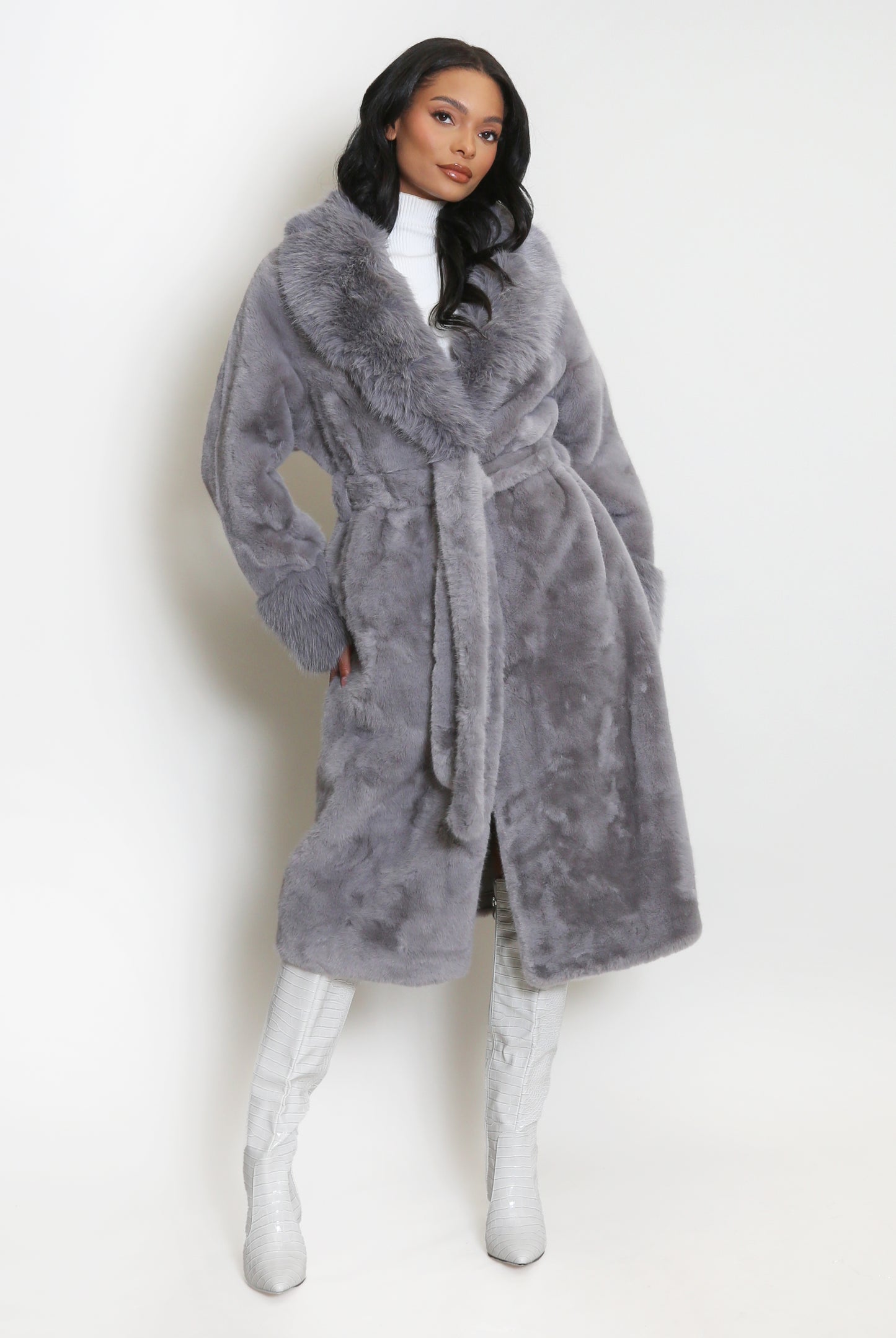 ANGELICA BELTED COAT