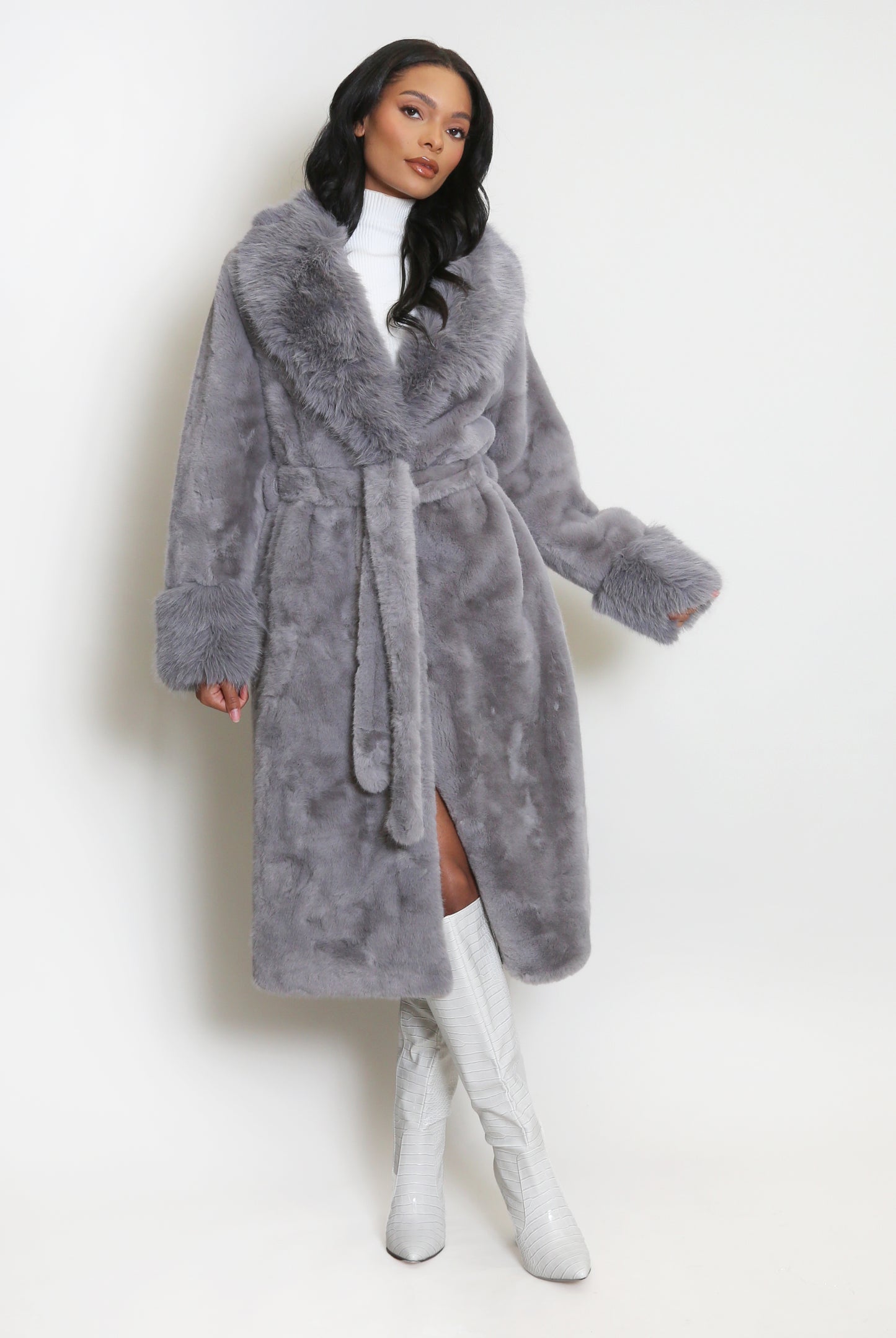 ANGELICA BELTED COAT