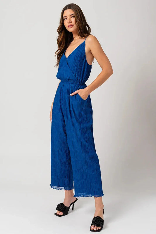 ELLA PLEATED JUMPSUIT