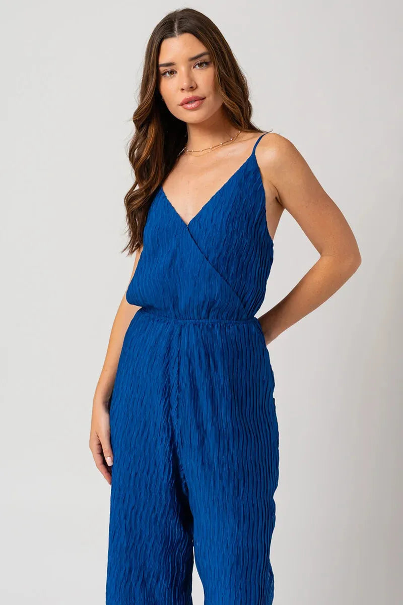 ELLA PLEATED JUMPSUIT