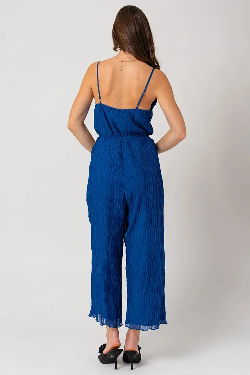 ELLA PLEATED JUMPSUIT