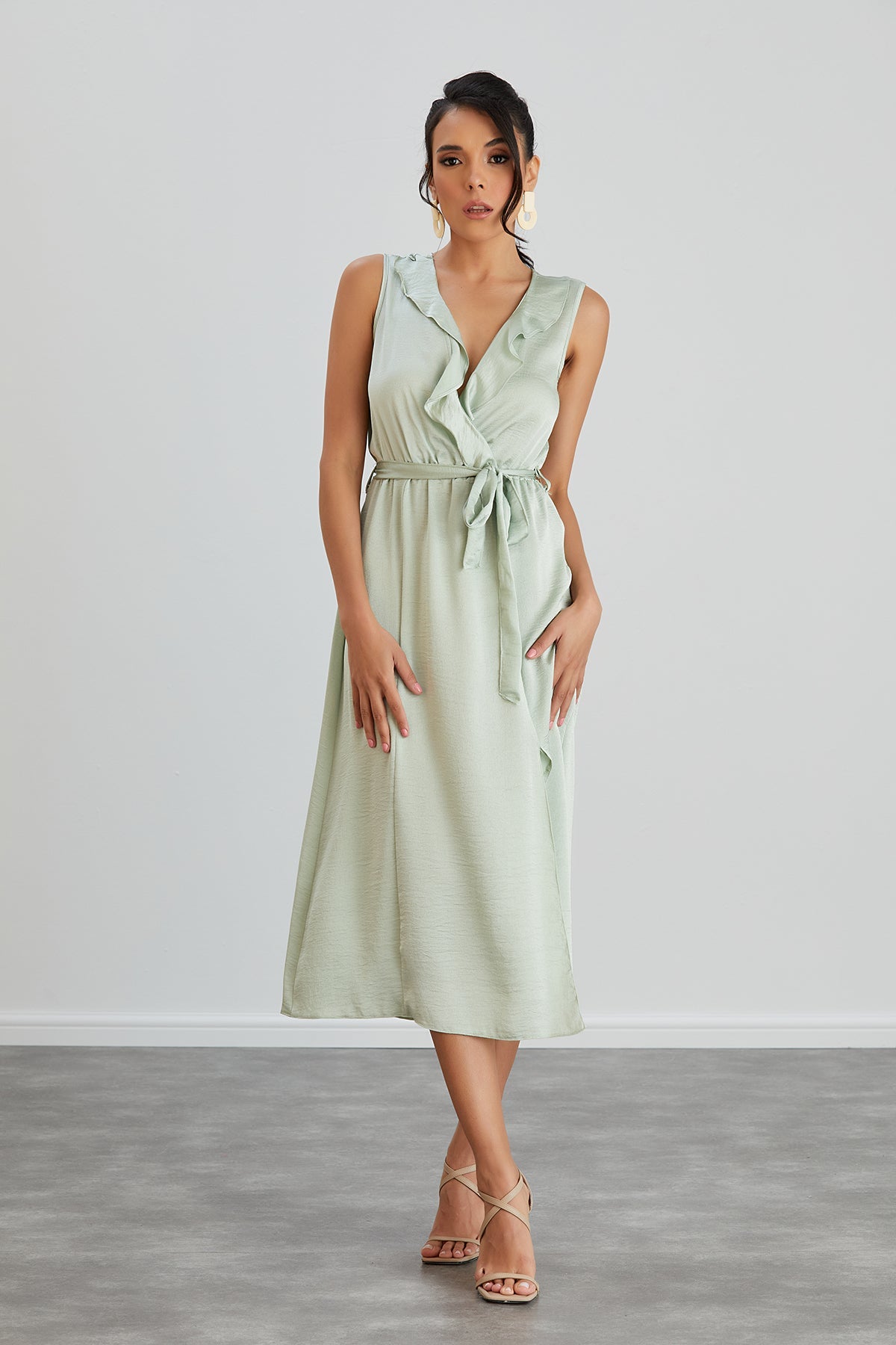 SOLANGE WRAP DRESS