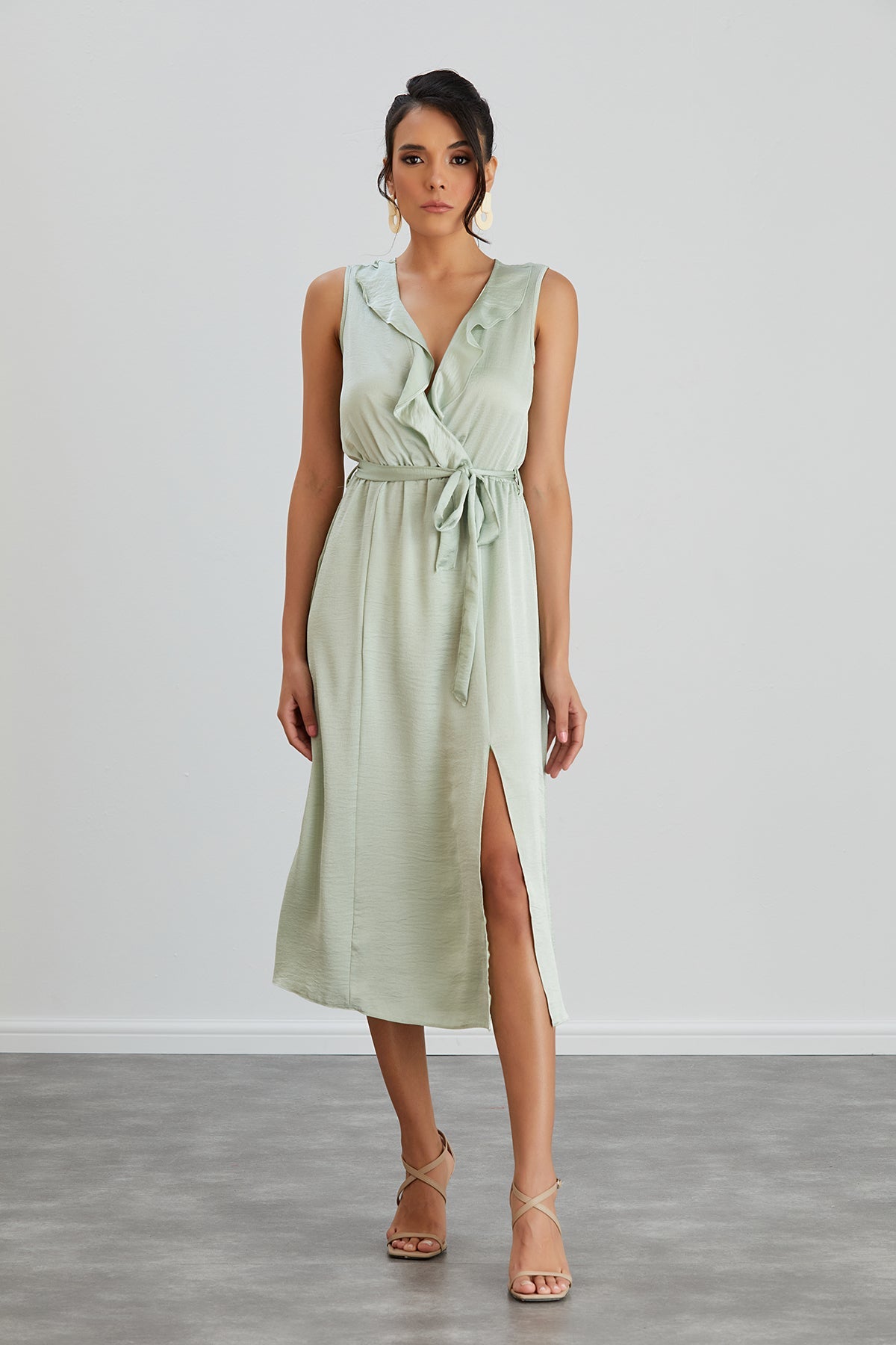 SOLANGE WRAP DRESS