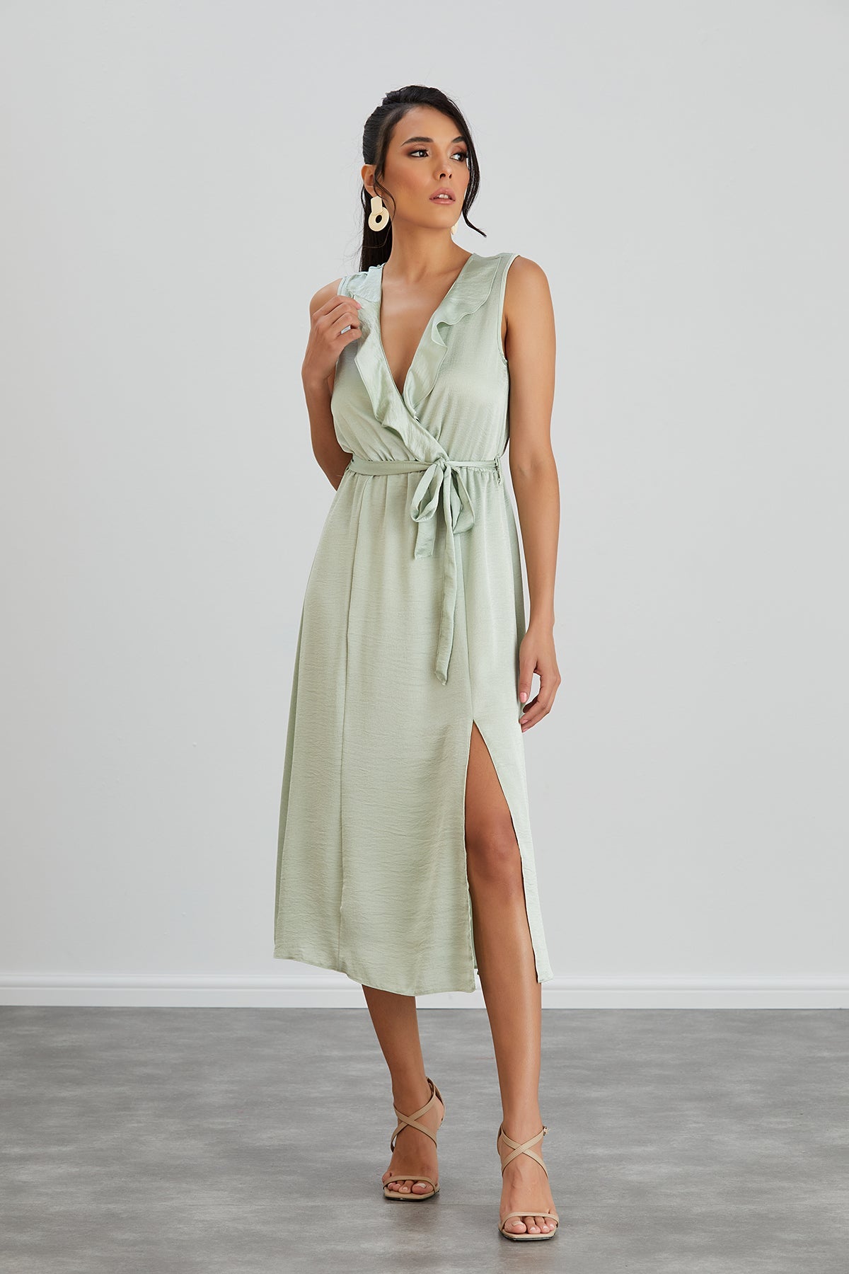 SOLANGE WRAP DRESS