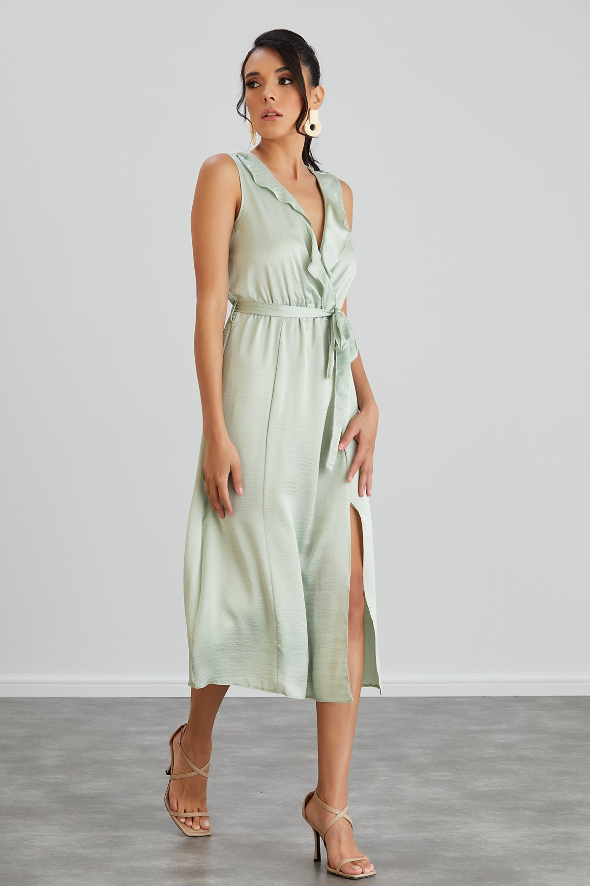 SOLANGE WRAP DRESS