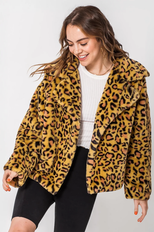 MINA LEOPARD BOMBER