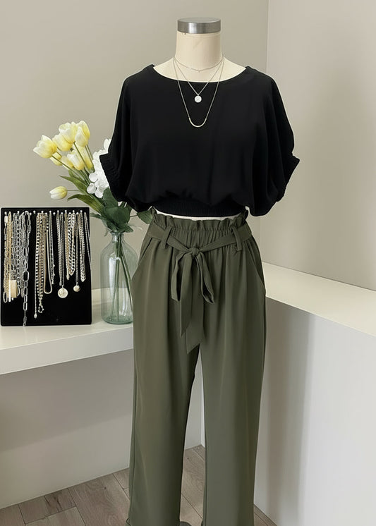 LARKIN BELTED TROUSER