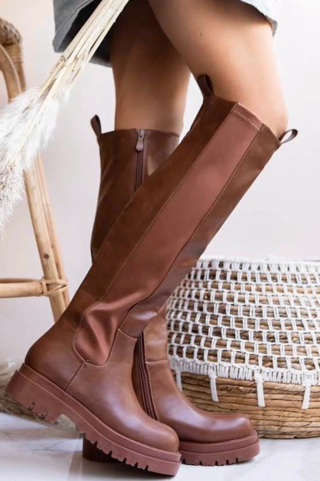 French Knee High Boot