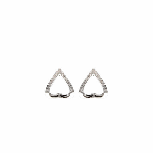 Sparkle Wrap Earrings- Silver